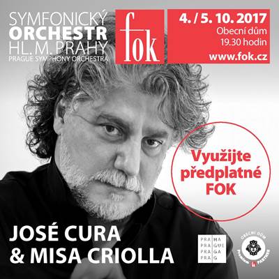 Koncert symfonického orchestru hl. m. Prahy s Josém Curou