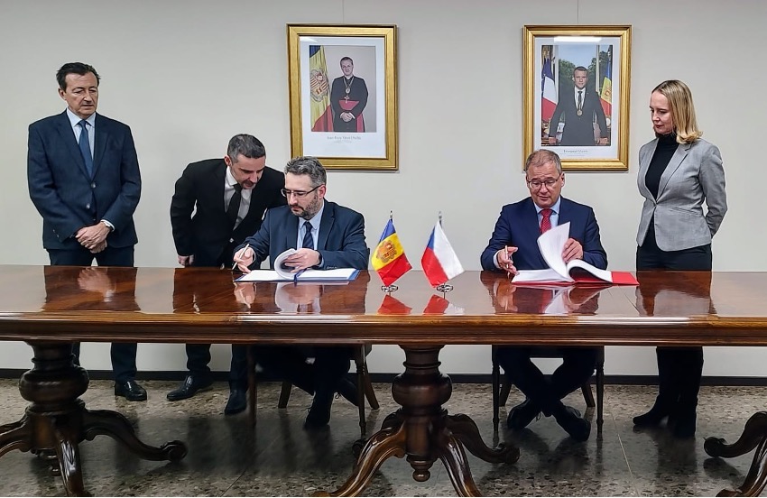 Podpis smlouvy o zamezení dvojího zdanění s Andorou